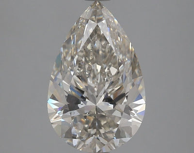 3.48 Carat Pear IGI Labgrown Diamond, With Certificate ID LG616412259