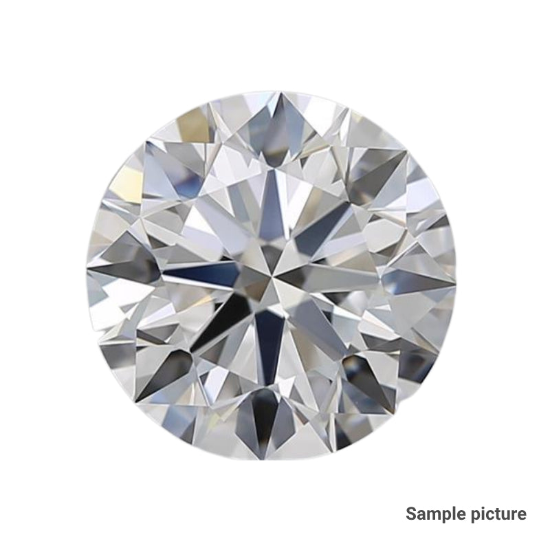 0.41 Carat Round GIA Natural Diamond, With Certificate ID 2205035071