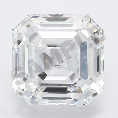 5.04 Carat Asscher IGI Labgrown Diamond, With Certificate ID LG71******