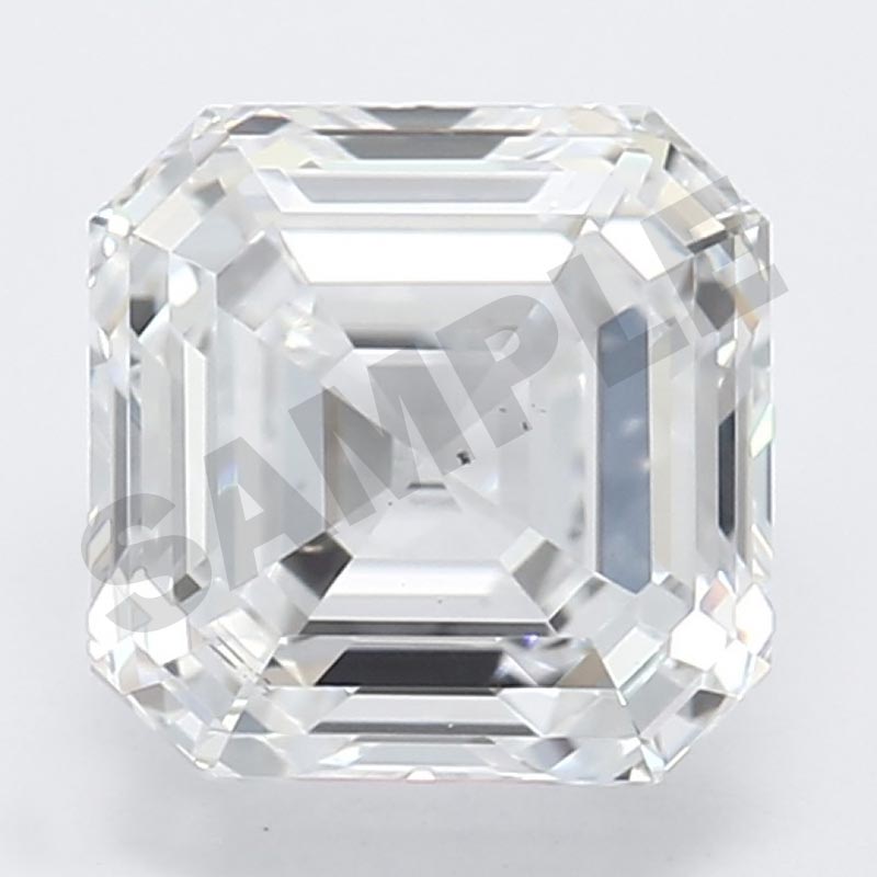 5.34 Carat Asscher IGI Labgrown Diamond, With Certificate ID 673416222
