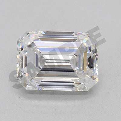 4.02 Carat Emerald IGI Labgrown Diamond, With Certificate ID LG64******