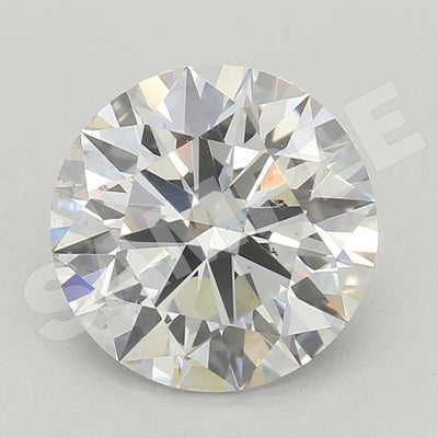 3.47 Carat Round IGI Labgrown Diamond, With Certificate ID LG69******